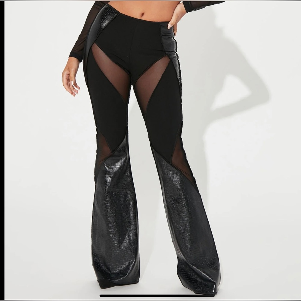 Black Flare Pants